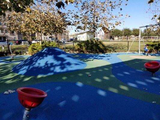 Playground - mound instead of a slide