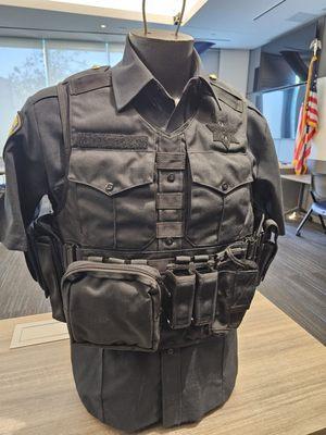 Molle Patrol Duty Vest with top rifle plate access