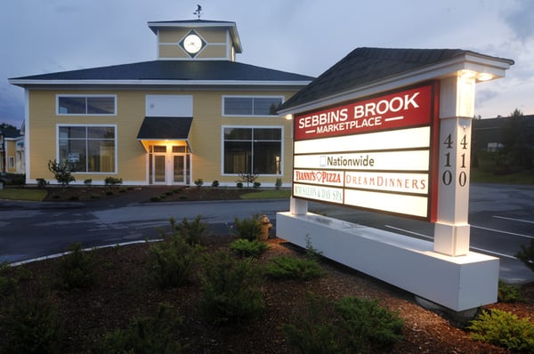 Surveyed and Engineered Sebbins Brook Plaza in Bedford, NH.