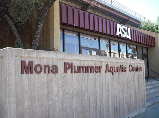 Entrance to the aquatic center