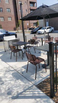 Outside seating