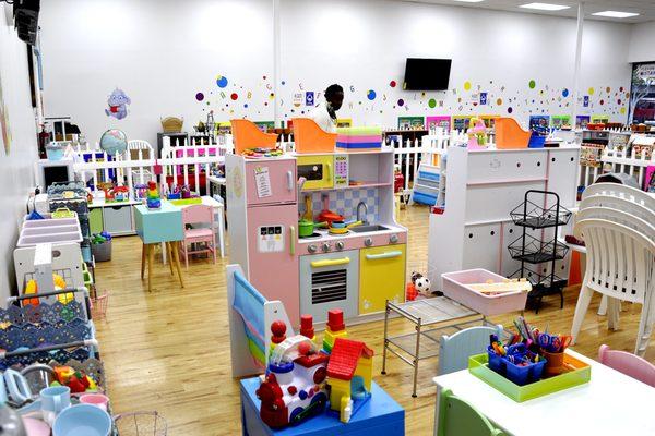 A well equipped learning center to celebrate your child's birthday