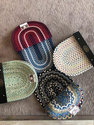 Capel Braided rug samples just arrived!