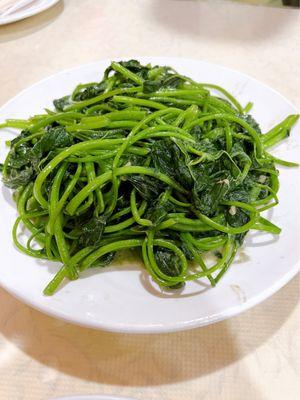 Yam leaves with fermented tofu