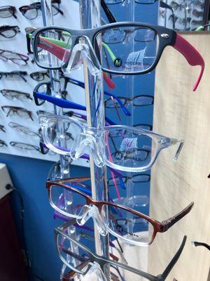 Modern optical frames covered by any insurance including medi-cal.