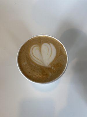 Hot vanilla latte