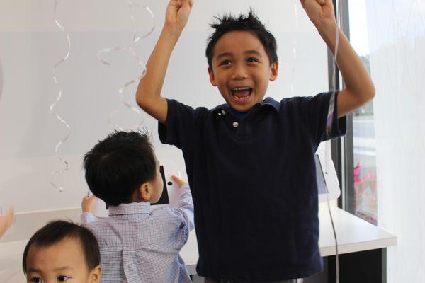 Have you ever been this happy at the dentist's office?