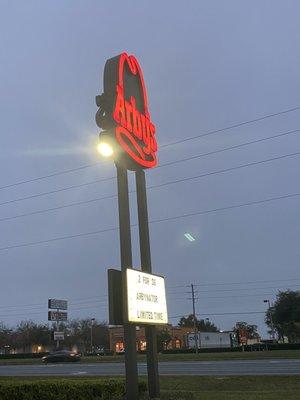 Arby's exterior sign!