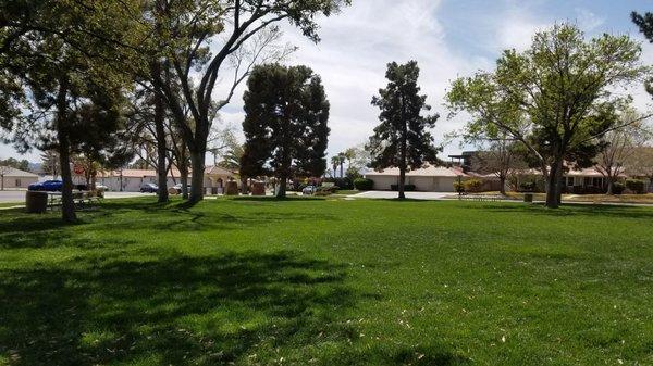 Inside Frank T. Crowe Memorial Park.