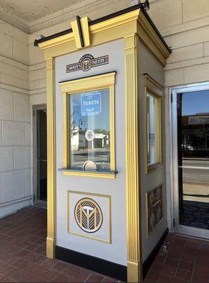 Nostalgic ticket booth