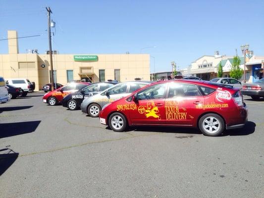 Fleet of 4 Prius's