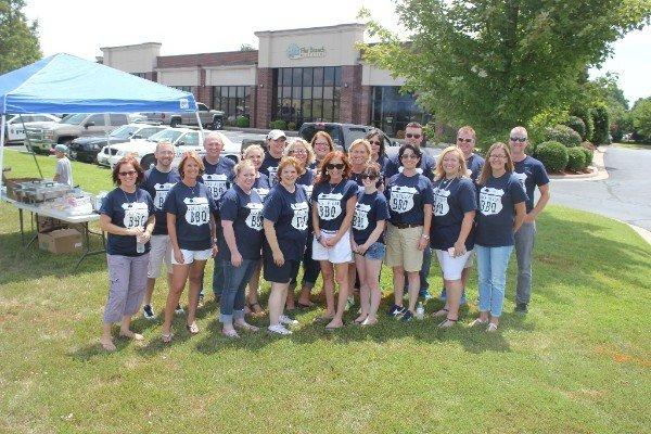 Our loan officers at our Springfield location held a Back the Blue BBQ in support of our police officers who serve the community.