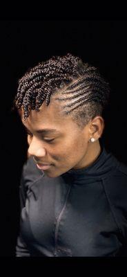 Two strand twist /flat and single