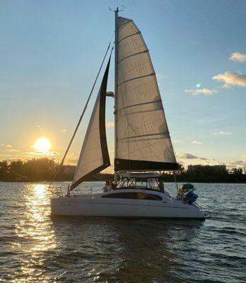 Sunset Sailing Sarasota Bay