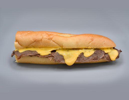 The iconic Geno's cheesesteak! This delicious sandwich is a staple menu item!