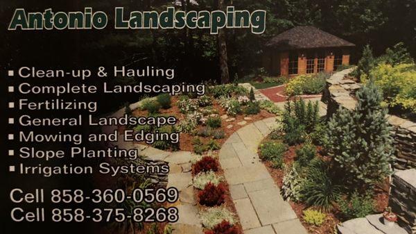 Antonio Lanscaping And Tree Service