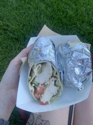 Chicken Souvlaki Wrap