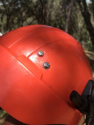 I had to drill a couple of holes to insert bolts to anchor the webbing coupling.