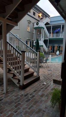 Pool and outside eating area