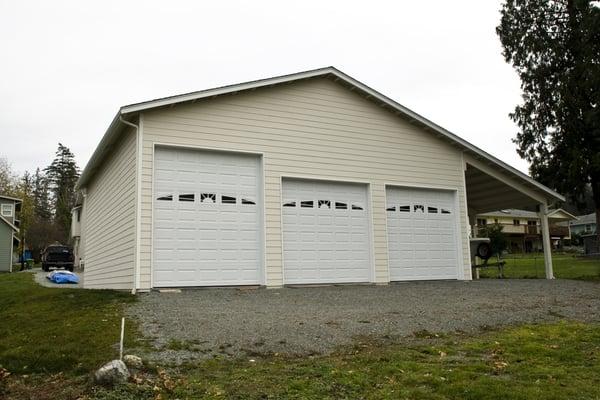 A nice post frame storage by Spane Buildings Inc.