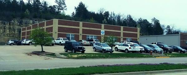 Jefferson CrossFit Gym front of our building. Off street parking.