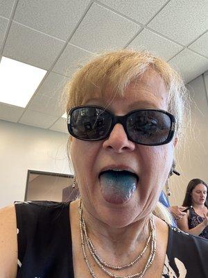 My blue raspberry tongue!