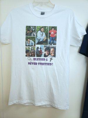 Photo shirts are one of our most popular concepts!