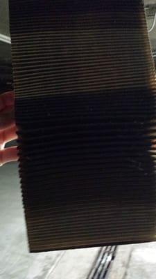 Air filter he "replaced"