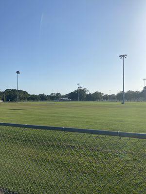 Clean, crisp fields. Generally people there every night of the week.