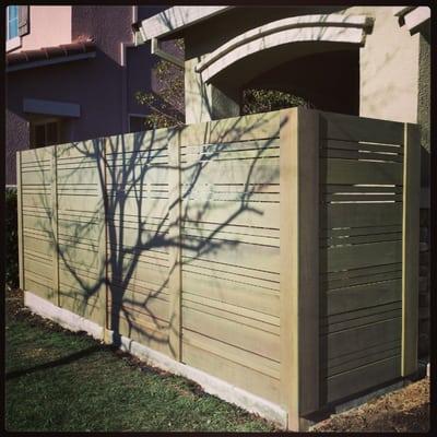 Modern porch enclosure