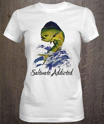 A short sleeve tee for the Saltwater Addicted brand.