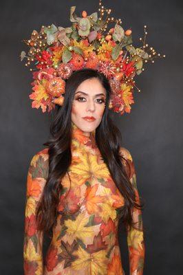 Autumn Goddess (we make headpieces too)