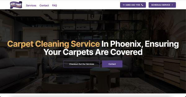 Carpet cleaning business in Arizona.