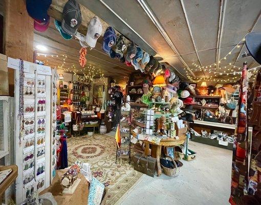 Handcrafted jewelry, accessories, leather goods and more are nestled in with a wonderful collection of vintage goods.