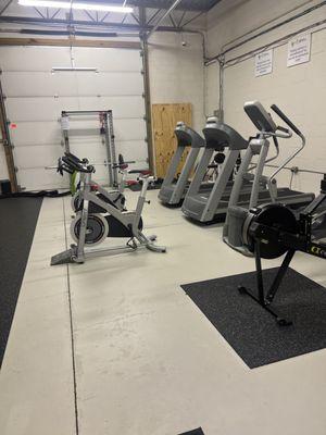 The gym space