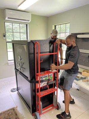 Big Bros Moving Large Safe to keep Your House Safe!