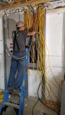 Wrapping up a new construction project coupled with solar in west Asheville