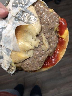 Double cheeseburger