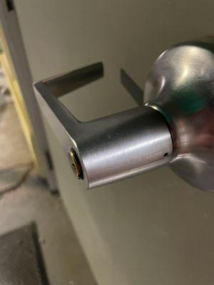 Commercial lock handle repair or replacement