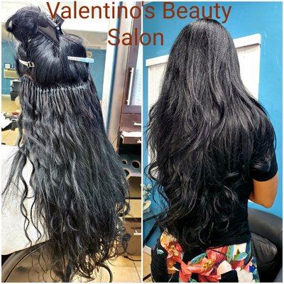 Luce una cabellera espectacular!! Extenciones de cabello..