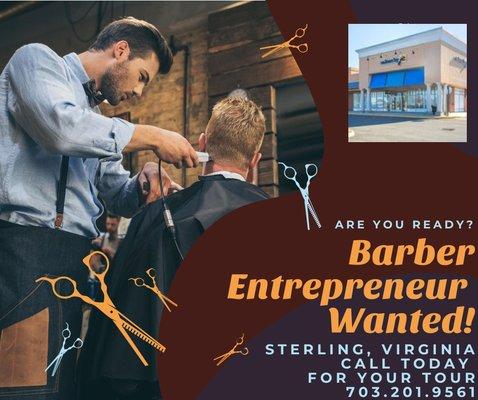 WE need a barber entrepreneur!