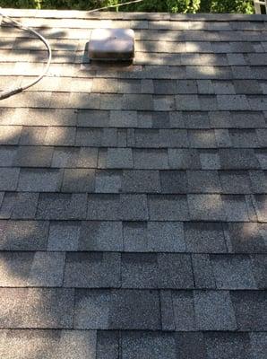 Roof cleaning before