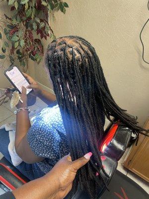 Retwist on Thinning locs