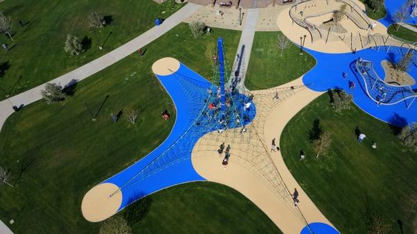 Aerial Photography phoenix -  Shot in Mesa, AZ  -  Dynamo Playground equipment