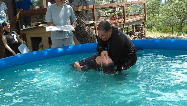 Home Baptism service