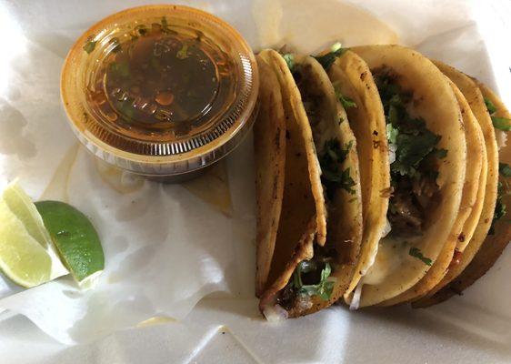 Birria tacos