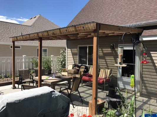 Pergola patio cover