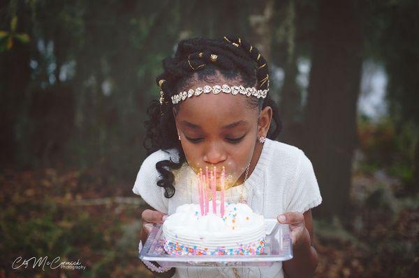 Birthday girl photoshoot