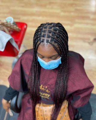 Golden Heart African Hair Braids