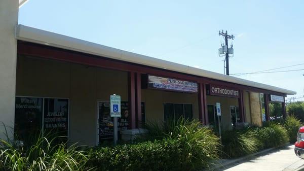 Tucked in a shopping center in Helotes holds a store of military treasures